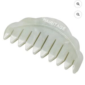 Hairitage Good Vibes Jade Comb Scalp Massager – Wide Tooth Detangler- NWT